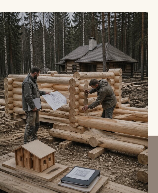 Проектирование и строительство домов из бревна в Партизанске